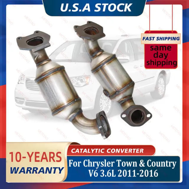 LH+RH Manifold Catalytic Converter w/Gasket For Dodge grand caravan 2011-2017