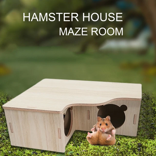 RAT HIDEOUT HOUSE with Window Relieve Boredom Guinea-pig Hamster ...