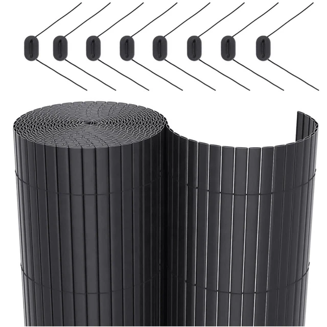 PVC BAMBOO SCREENING Garden Fence Privacy Screen Panel Balcony Shade