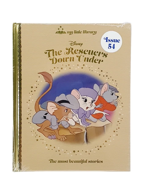 DISNEY THE RESCUERS Down Under Book My Little Library Issue 54 SEALED ...