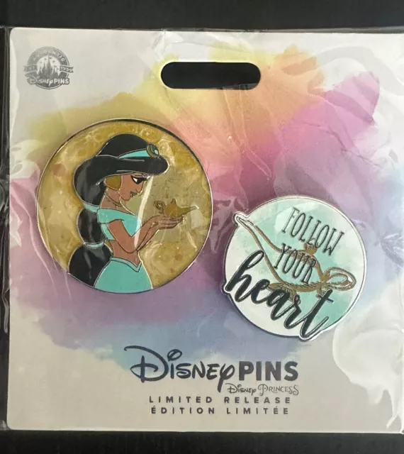 DISNEY PARKS 2023 Pins Princess Aladdin Jasmine Limited Release 2 Pin ...
