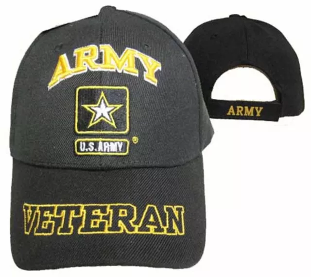 U.S ARMY VETERAN Hat ARMY STRONG Logo Military Officially Licensed Baseball Cap