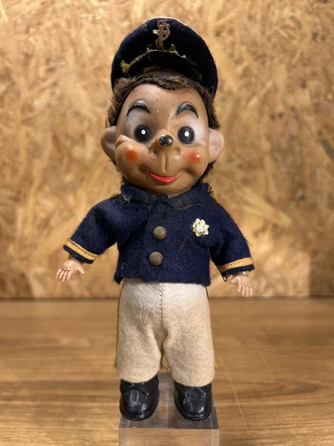 Ancienne poupée hérisson Mecki STEIFF 28 cm