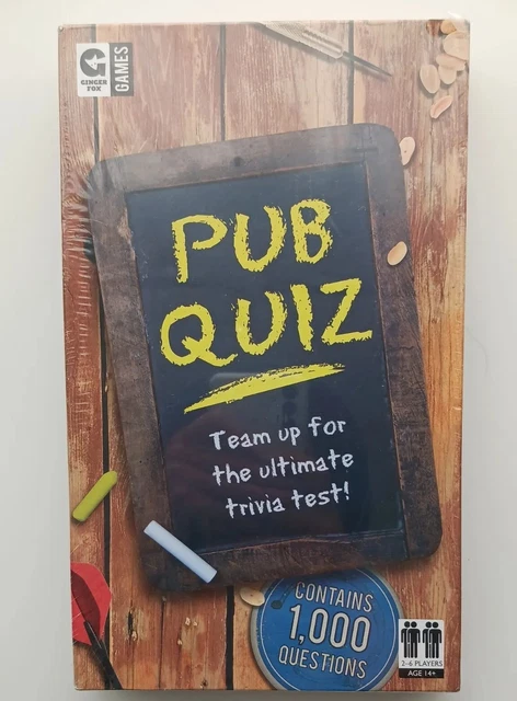 PUB QUIZ - The Ultimate Trivia Test with 1000 Question by Ginger Fox ...