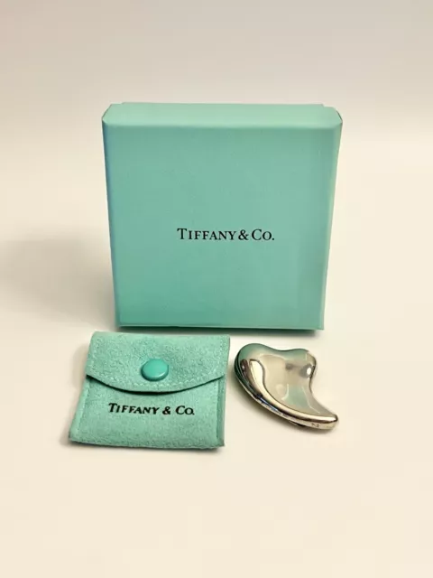 Vintage Tiffany & Co Sterling Silver Elsa Peretti Heart Money Clip W Box