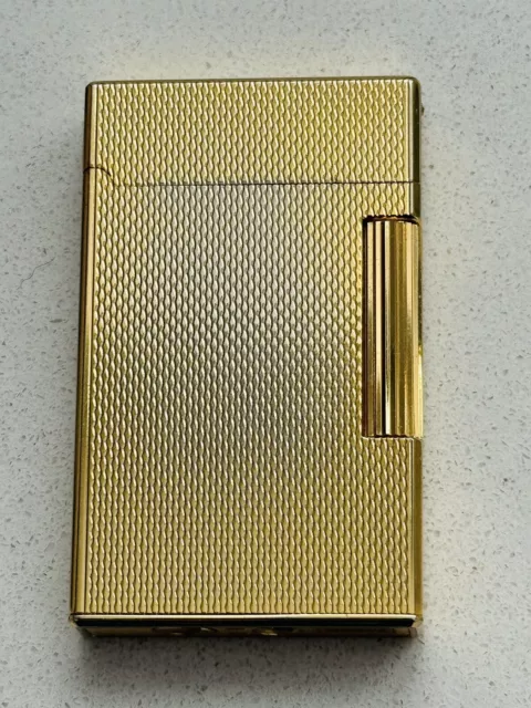 Vintage RONSON Gold Tone Butane Pocket Lighter