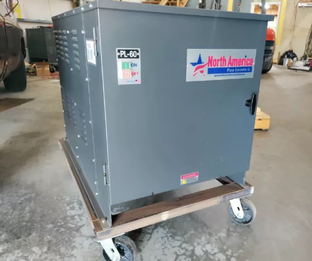 North America 480 Volt PL-60 Phase Converter / Never Used