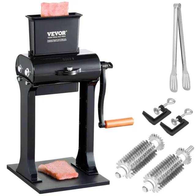 VEVOR Commercial Manual Meat Tenderizer Machine Stainless Steel Kitchen Tool