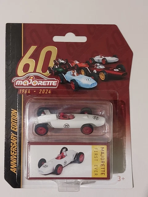 Coffret Collector 6 Voitures F1 Majorette - Édition 60 Ans (1964-2024), échelle 1:64, Métal - Neuf