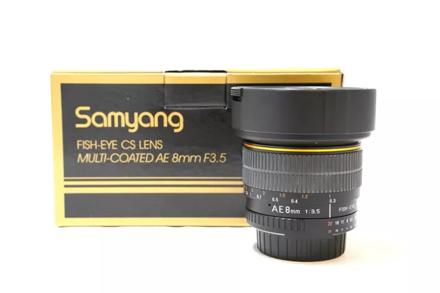Obiettivo Manuale Samyang Fish Eye Ae 8Mm F3.5 Per Nikon