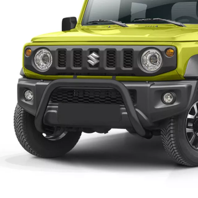 NOIR PARE BUFFLE pour SUZUKI JIMNY depuis 2018 HOMOLOGUE INOX Ø 70mm U-TYPE