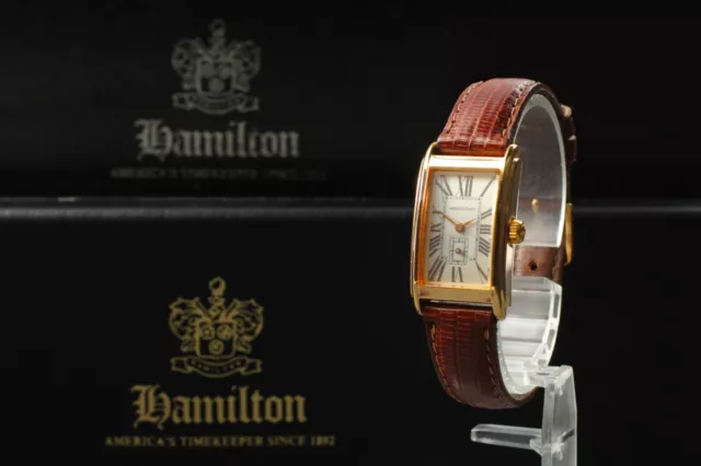 【Reloj para mujer vintage n como nuevo con caja】 HAMILTON Ardmore 6266 edición registrada Qz