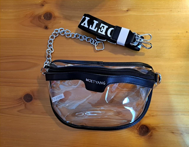 Stadium Approved Clear Purse for Women Crossbody Handbag Cute See Through Bag