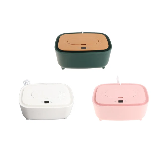 Chauffe-lingettes Bébé USB - Distributeur Avec 5 Températures Réglables (40-60°C), Maintien 24h