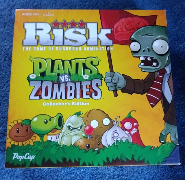RISK PLANTS VS Zombies Board Game Popcap Collectors Edition 100 