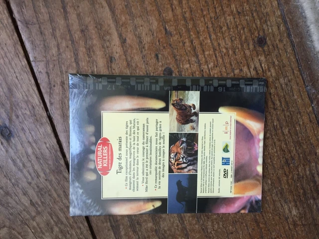 DVD DOCUMENTAIRE animaux natural killers 3 tigre des marais   NEUF 2