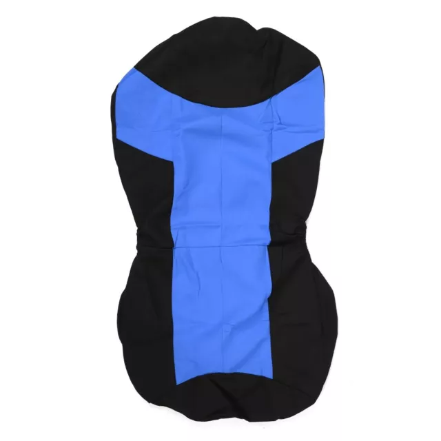 Blue Black 4pcs Car Seats Cover Set Driver Copilot Seats Protector Universal Aut