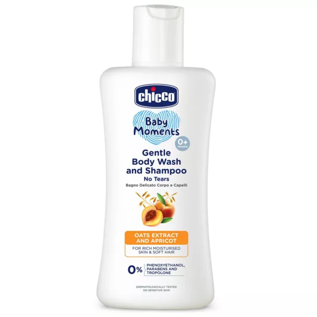 Chicco Baby Moments Gentle Body Wash And Shampoo 200 ml