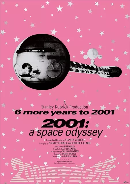 Poster 2001 A Space Odyssey 1995 Revival Screening Japanese Version Design Stanl