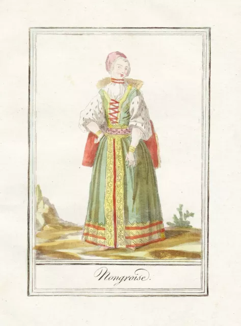 Hungary Ungarn Hongrie Hungarian woman costumes Kupferstich Tracht 1780 280491