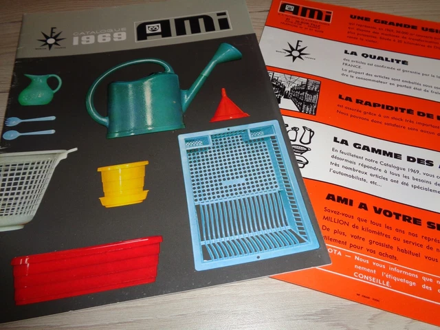 Rare Catalogue Vintage Plastique , Ustensile , " Maison Ami " Cote D'or
