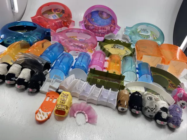 Zhu Zhu Pets Hamster Toy Playsets Huge Lot! Parts And Accessories Zhu Zhu Pets Hamster Toy Playsets Huge Lot! Parts And Accessories