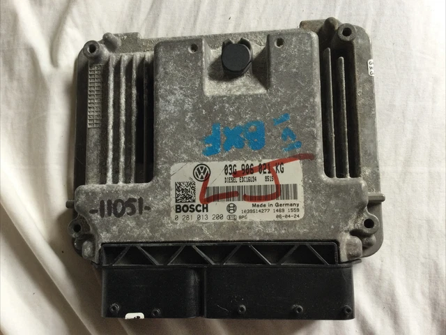 Calculateur Moteur VW Caddy 2K 1.9 TDI IMMO OFF - Ref 03G906021PC / 0281014072 - Reconditionné, Plug & Play