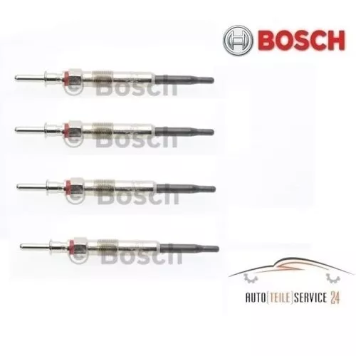 4x Bosch Glühkerze satz 4-Zylinder Duraterm für Bmw 3er E90 E91 5er E60 7er