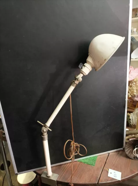 Rare lampe d'atelier ancienne