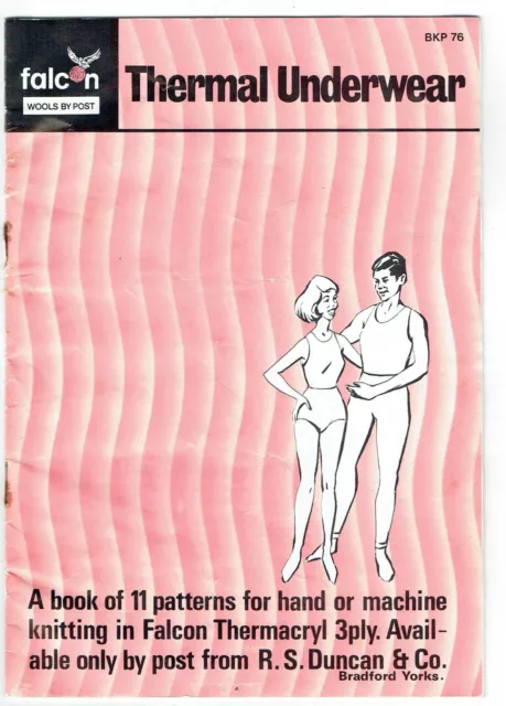 Falcon thermal underwear sale