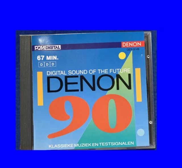 Digital Sound Of The Future Denon GES-9149 Limited edition test CD West Germany