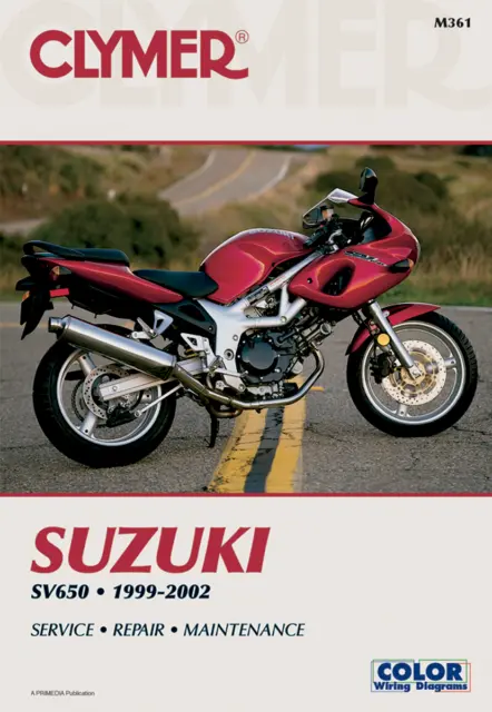 Clymer M361 Manuale Di Riparazione Moto Per Suzuki Sv 650 Abs 2008