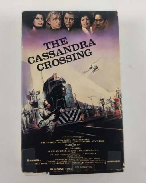 The Cassandra Crossing BETAMAX Video Tape NOT VHS 1980 Sophia Loren