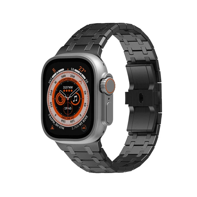 Metal Strap For Apple iWatch Ultra Band 49mm 8 7 6 5 43 Stainless Steel Bracelet