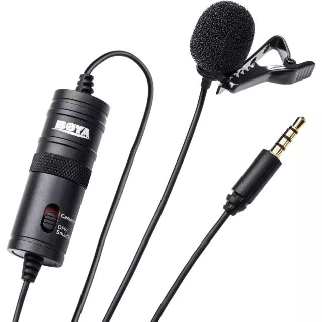 BOYA BY-M1DM Dual Omni-Directional Lavalier Microphone
