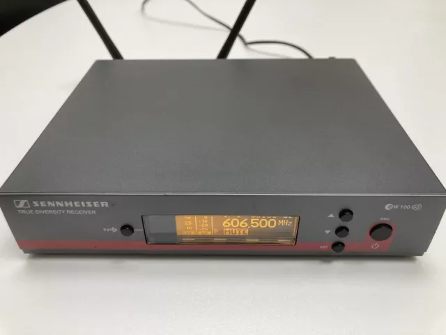 Sennheiser EW100 EM100 G3 GB Wireless Microphone Radio Receiver 606Mhz Ch38