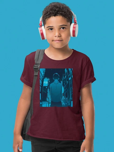 A Man In A City T-shirt Youth's -SmartPrintsInk Designs