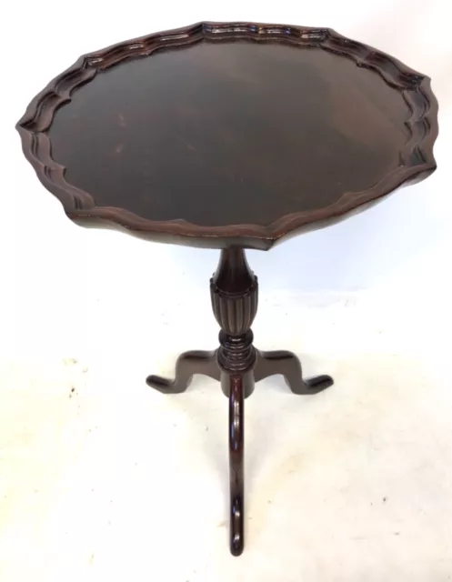 LARGE Antique Style Mahogany Wine / Occasional Table / Lamp Stand c1920 (a82)