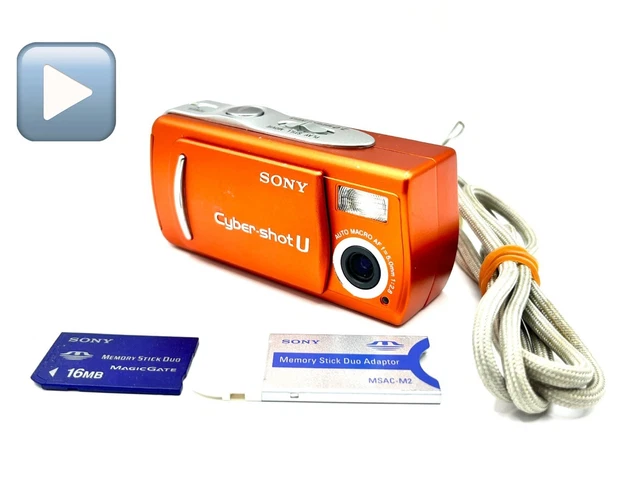 【動作品】SONY Cyber-shot DSC-U20 オレンジ 動作品】SONY Cyber-shot DSC-U20 オレンジΩ