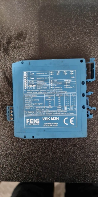FEIG VEK M2H Detector Relay Loop Detector - used £65.00 - PicClick UK