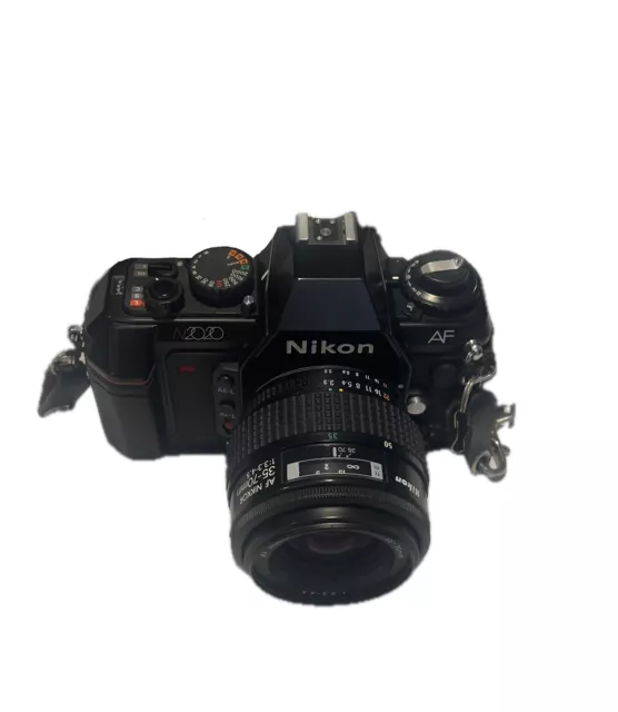 Nikon AF N2020 35mm SLR Film Camera Body With AF NIKKOR 35-70MM Lens - Mint