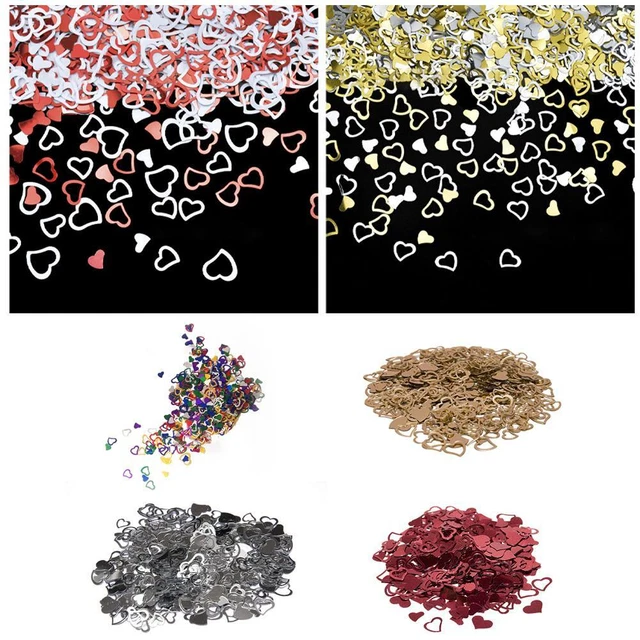 15 g coriandoli stelle cuore rosso più economici festa di nozze scatter decorazione tavolo ε■