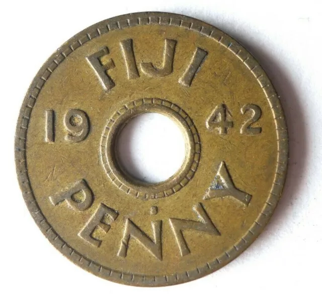 1942 S FIJI PENNY - Excellent Collectible Coin - FREE SHIP - Bin #176