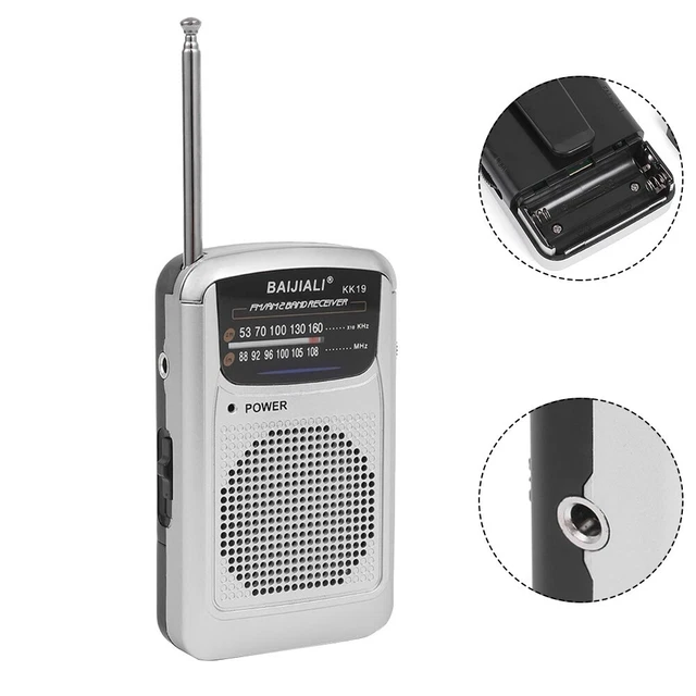 MINI RADIO ANTENNE télescopique pour réception AM/FM/WB à portée de