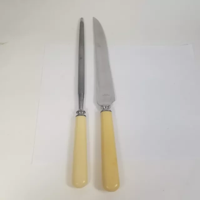Vintage Wade & Butcher Sheffield England Knife & Sharpener Firth Stainless
