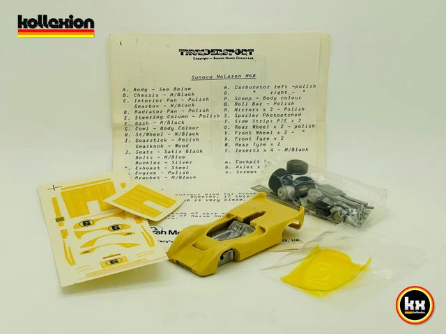 McLAREN: A rare NIB 1:18 scale Techmodel McLaren M6B Can Am Sunoco