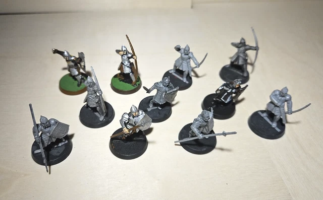 40 Figurines Moria Goblin Warriors - Warhammer / Le Seigneur Des Anneaux - Occasion