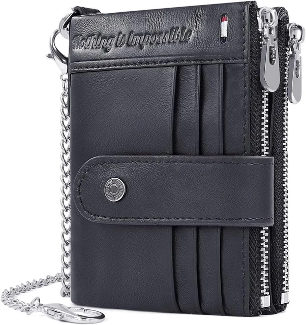 DUDU PORTAFOGLIO UOMO NERO FLAVIO - RFID IN PELLE COLORFUL Profumerie Briciola Napoli