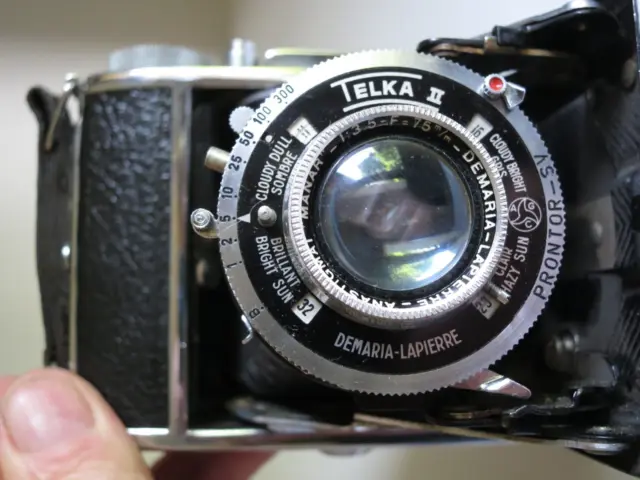 appareil photo ancien à soufflet TELKA II