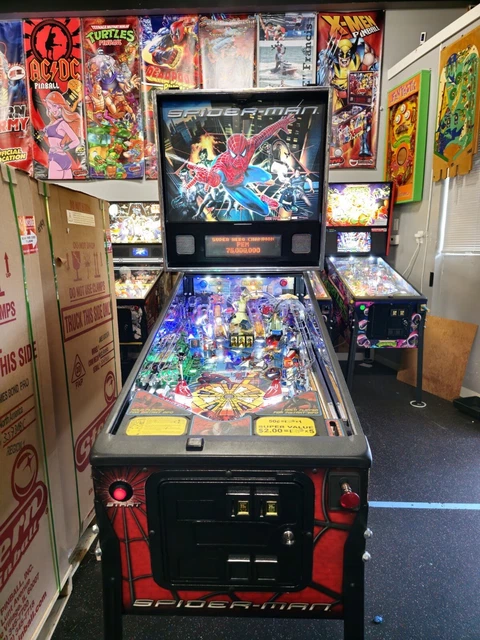 Stern 2007 Spiderman Pinball Machine Stern Dealer Leds